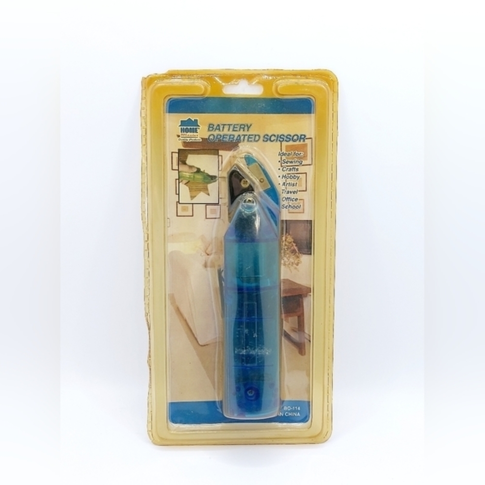 Blue Vintage Home Masters Battery Powered Scissors